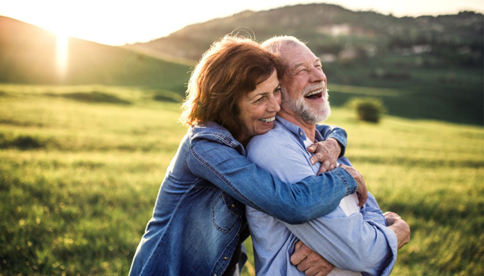 Older Couple in Sunshine